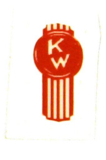 Decal - Kenworth logo decal for grill - black or red