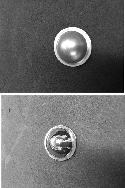 Hub Cap - Aluminum or Chromed (Original 1950's Style)