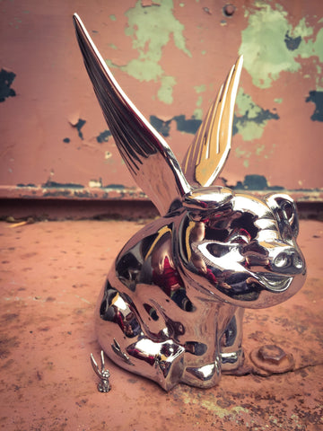 Flying Pig Hood Ornament