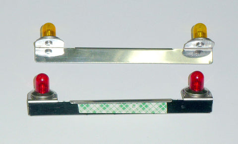 Light Bar  - Stainless Steel - Amber or Red
